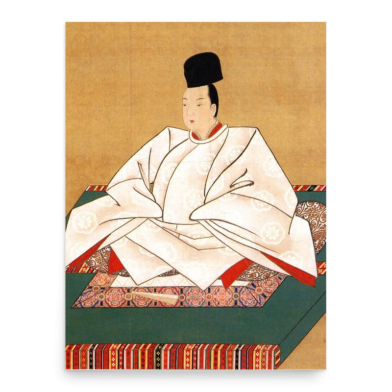 Emperor Nakamikado poster print, in size 18x24 inches.