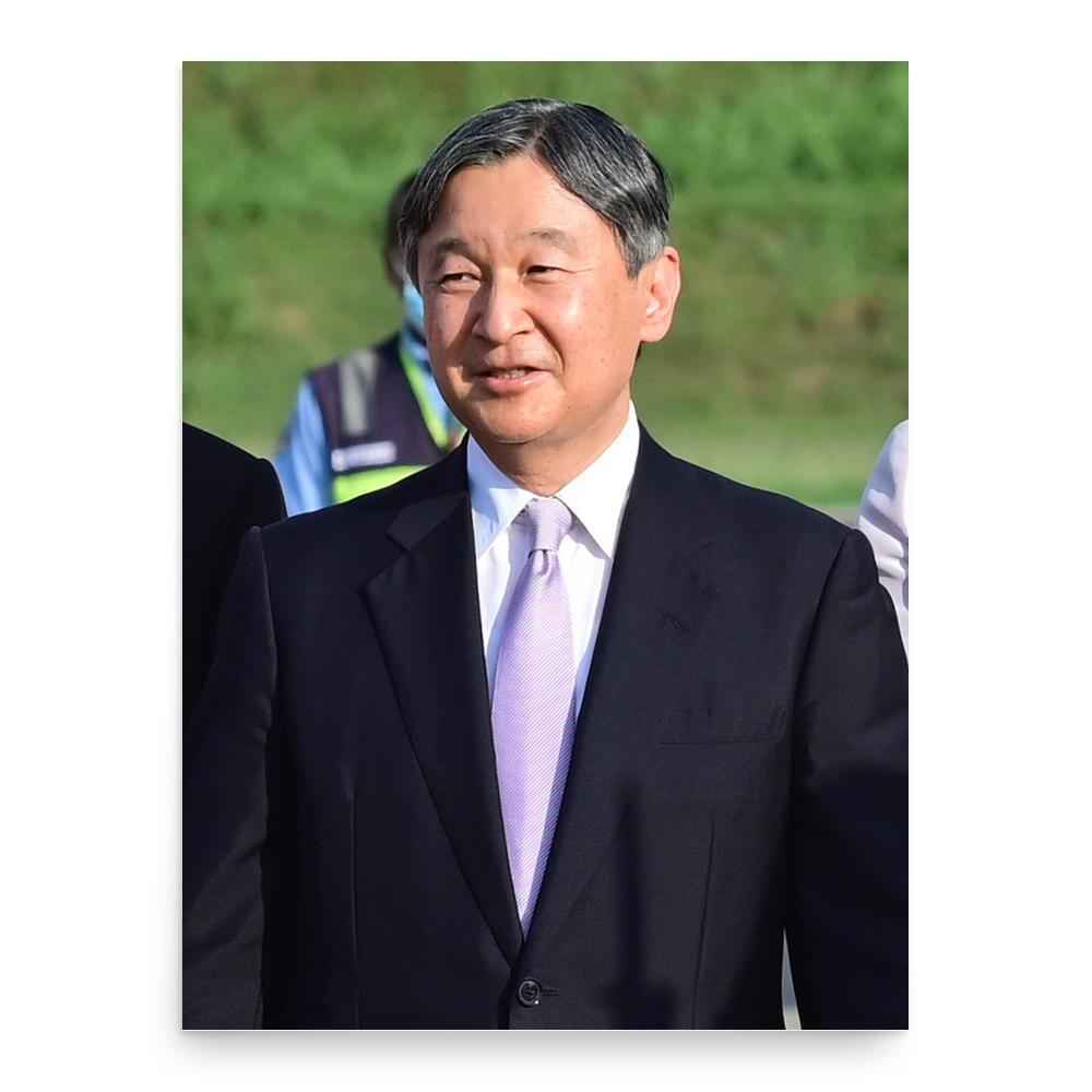 Emperor Naruhito poster print, in size 18x24 inches.