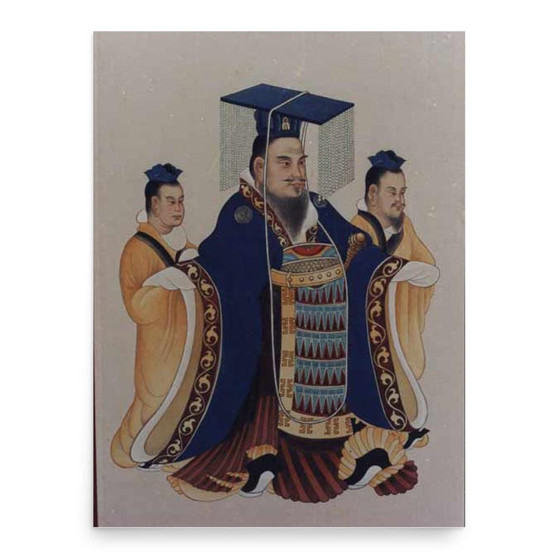 Emperor Wu of Han poster print, in size 18x24 inches.