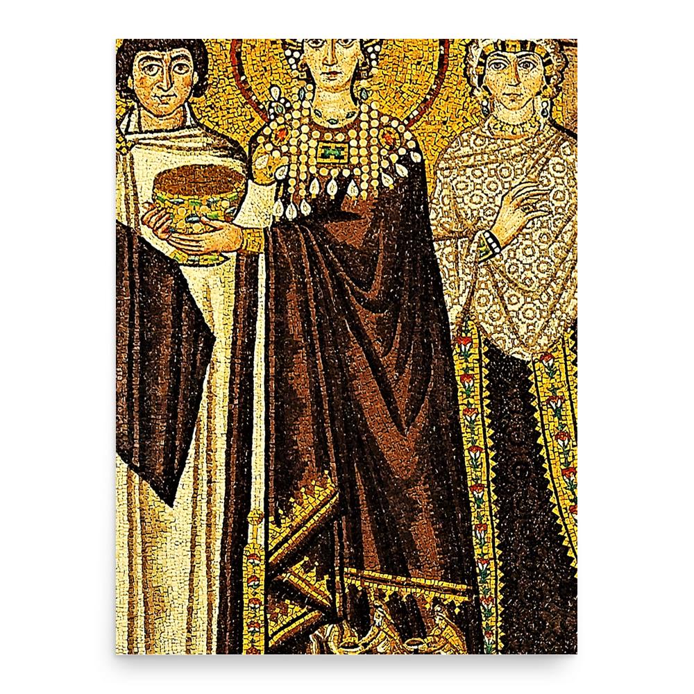 Empress Theodora poster print, in size 18x24 inches.