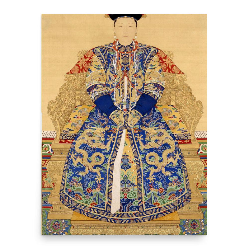 Empress Xiaohuizhang poster print, in size 18x24 inches.