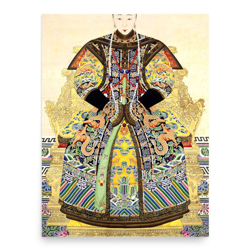 Empress Xiaomucheng poster print, in size 18x24 inches.