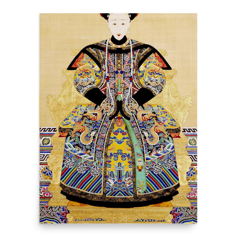 Empress Xiaoquancheng poster print, in size 18x24 inches.