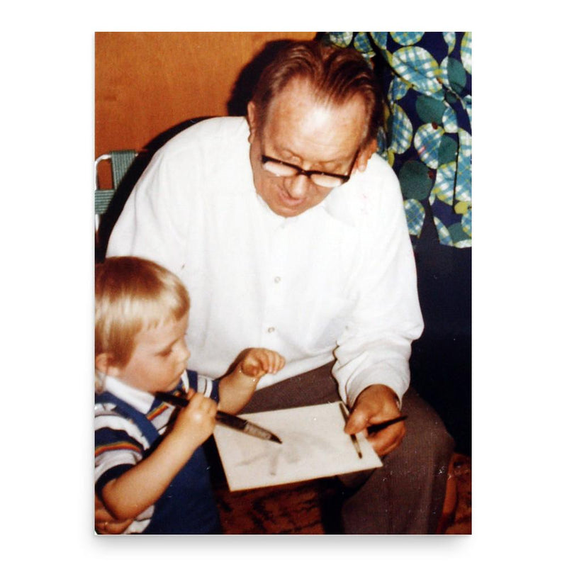 Endel Ruberg poster print, in size 18x24 inches.