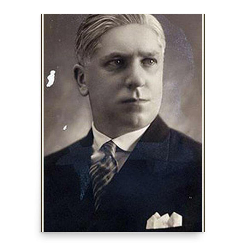 Endre Bajcsy-Zsilinszky poster print, in size 18x24 inches.