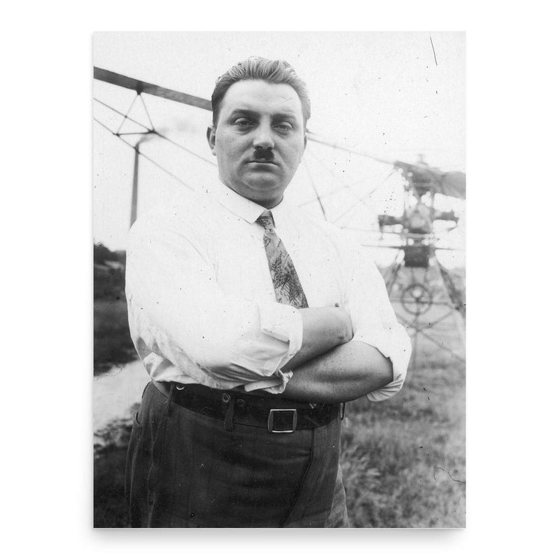 Engelbert Zaschka poster print, in size 18x24 inches.