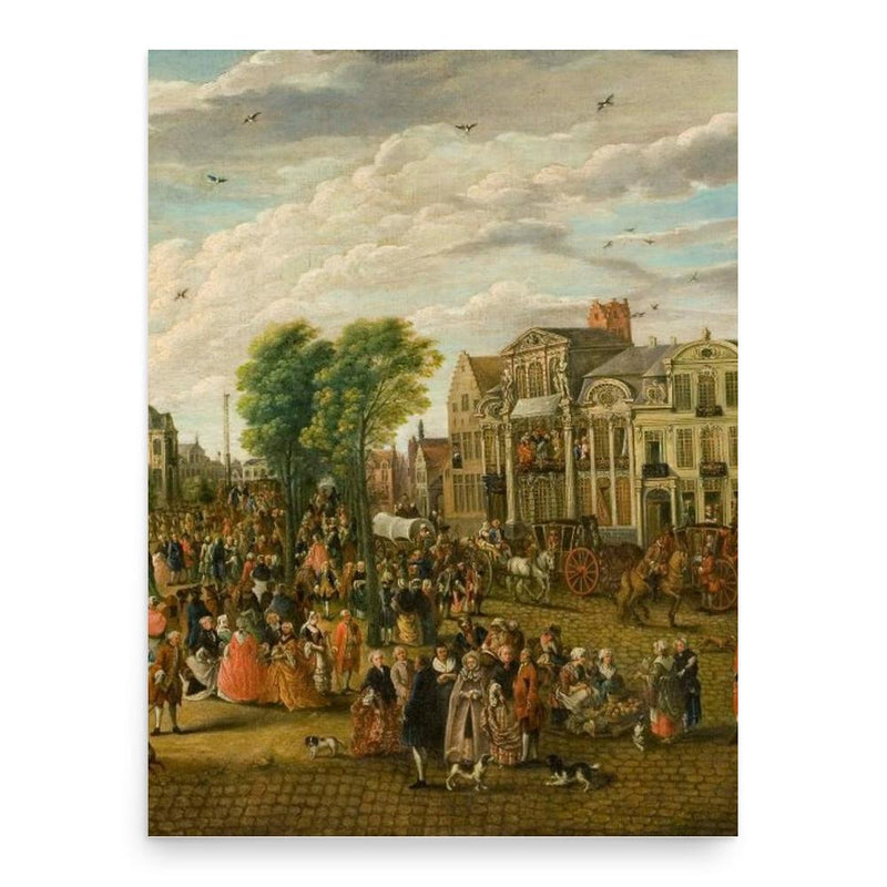 Engelbert van Siclers poster print, in size 18x24 inches.