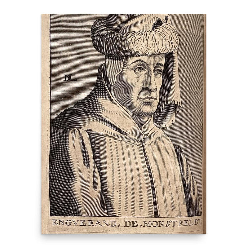 Enguerrand de Monstrelet poster print, in size 18x24 inches.