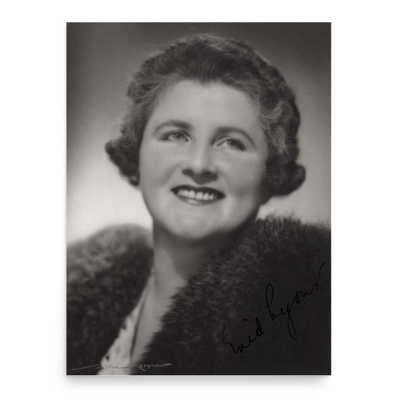 Enid Lyons poster print, in size 18x24 inches.