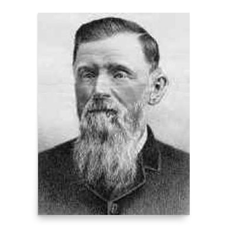 Enoch Beery Seitz poster print, in size 18x24 inches.