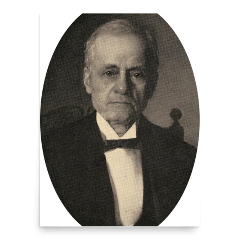 Enoch Pratt poster print, in size 18x24 inches.