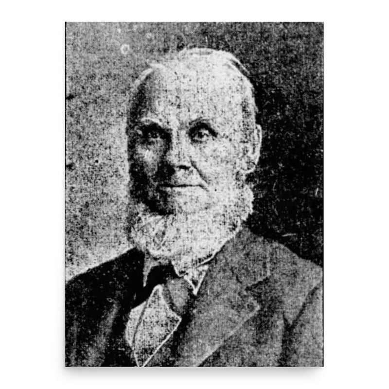 Enos Eastman poster print, in size 18x24 inches.