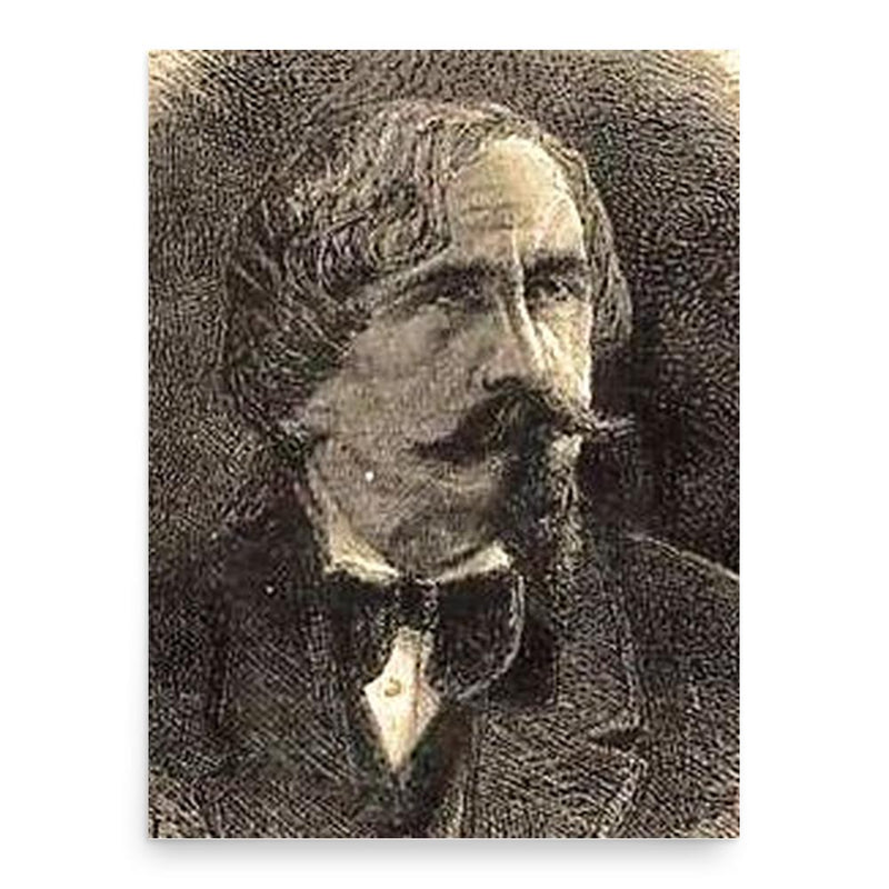 Enrico Alvino poster print, in size 18x24 inches.