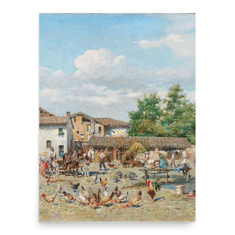 Enrico Bartezago poster print, in size 18x24 inches.