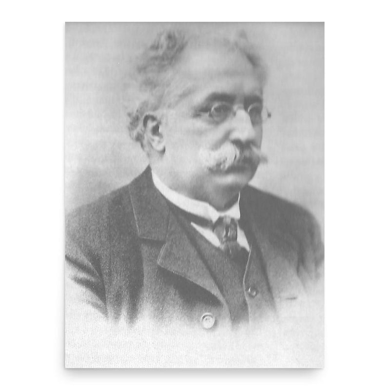 Enrico Bernardi poster print, in size 18x24 inches.