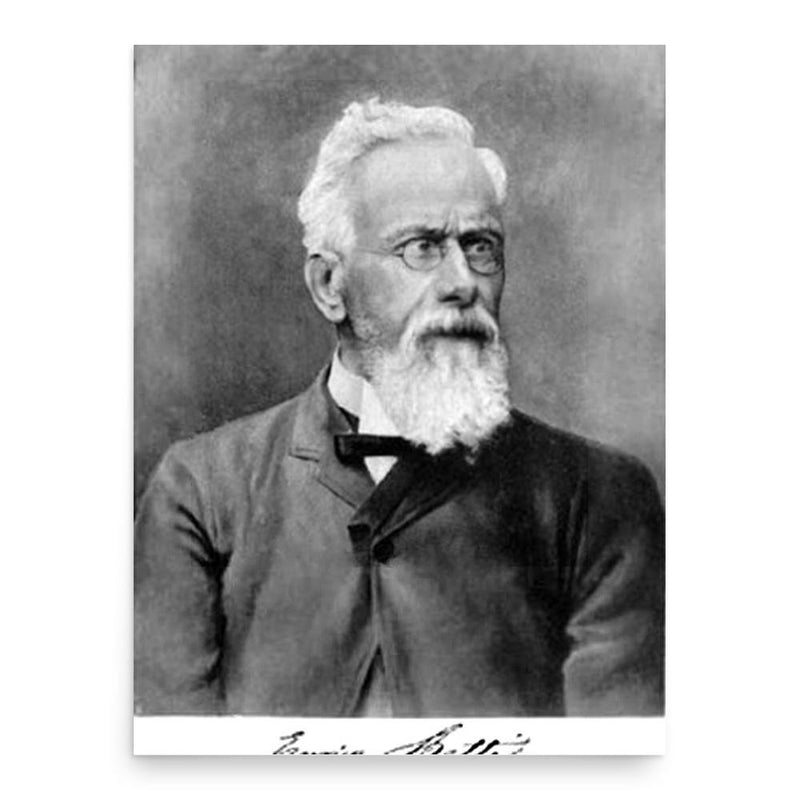 Enrico Betti poster print, in size 18x24 inches.