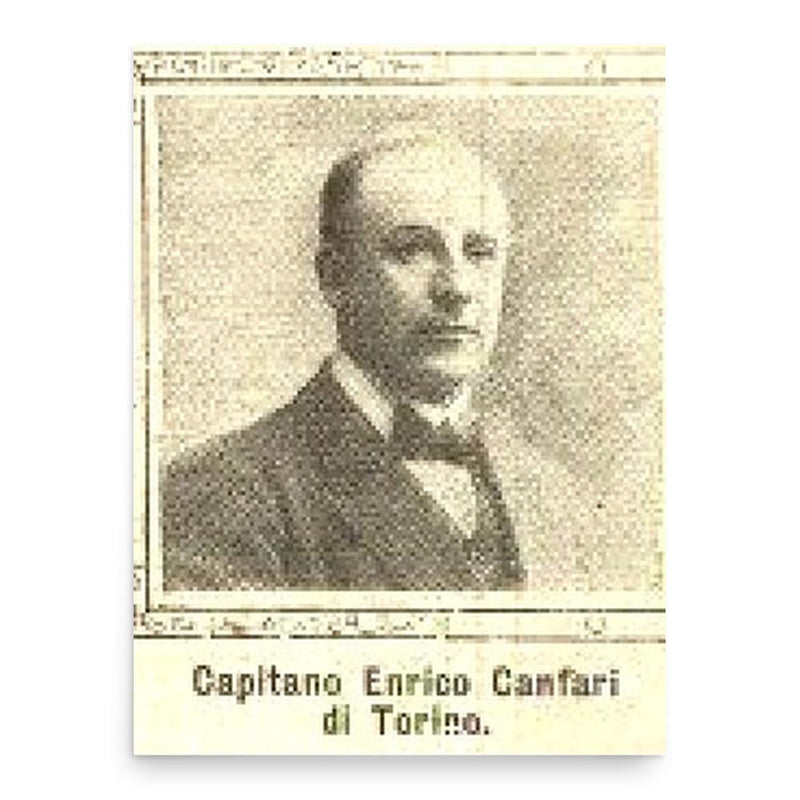 Enrico Canfari poster print, in size 18x24 inches.