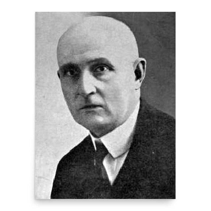 Enrico Corradini poster print, in size 18x24 inches.