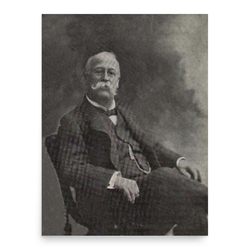 Enrico Forlanini poster print, in size 18x24 inches.