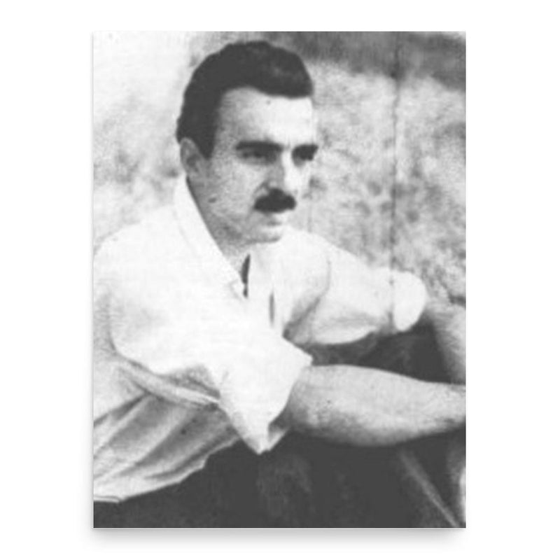 Enrico Gras poster print, in size 18x24 inches.