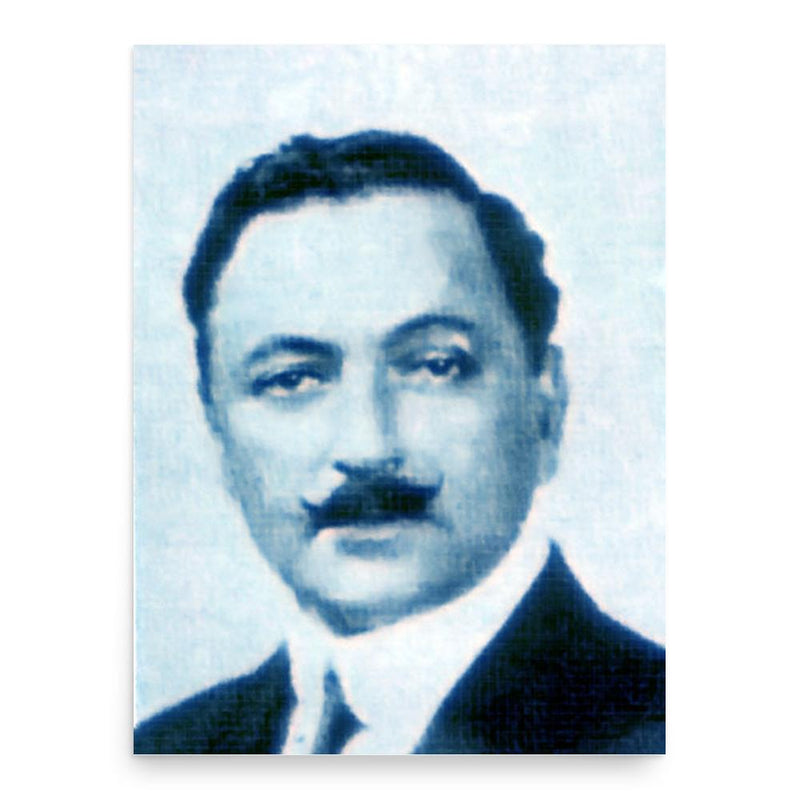 Enrico Guazzoni poster print, in size 18x24 inches.