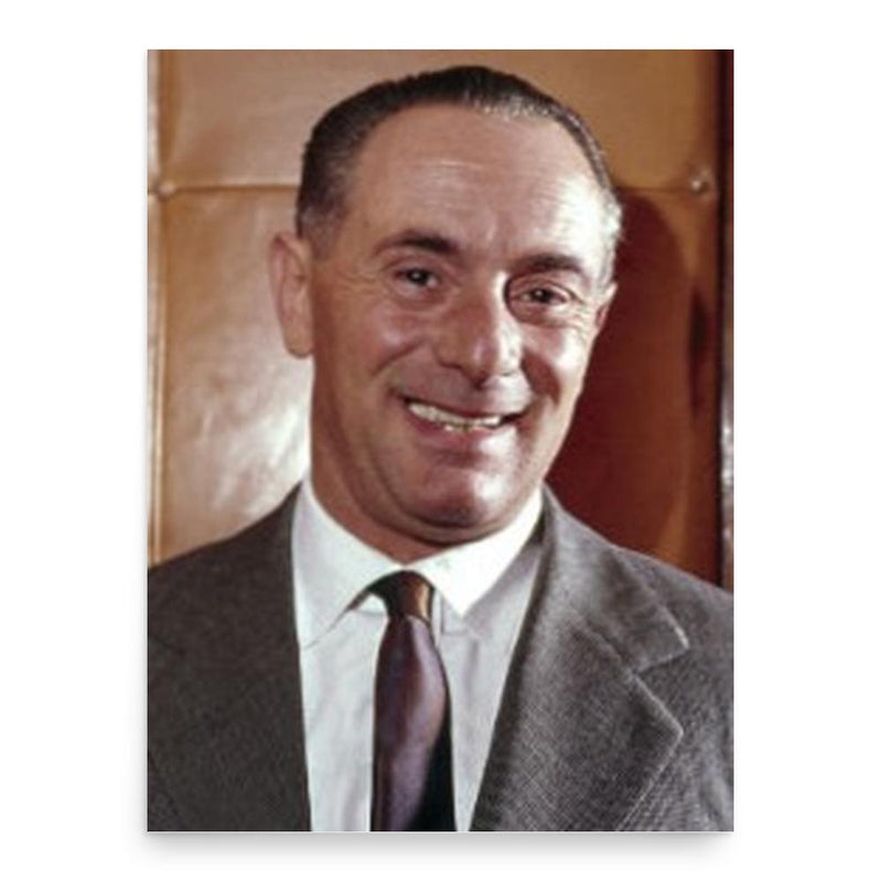 Enrico Mattei poster print, in size 18x24 inches.