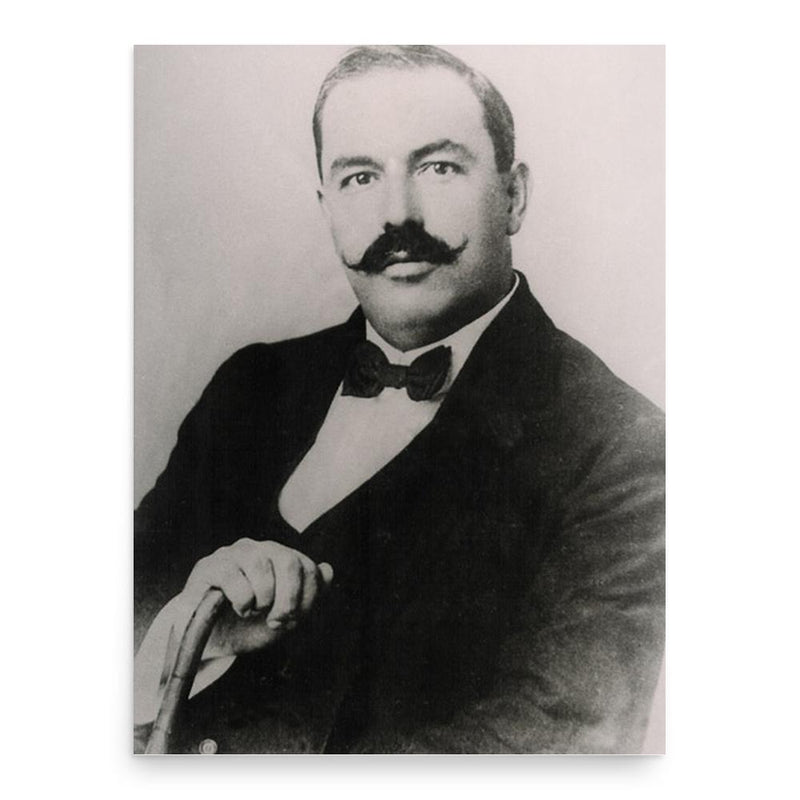 Enrico Mizzi poster print, in size 18x24 inches.