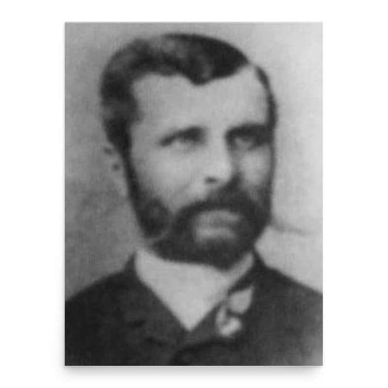 Enrico Mosconi poster print, in size 18x24 inches.