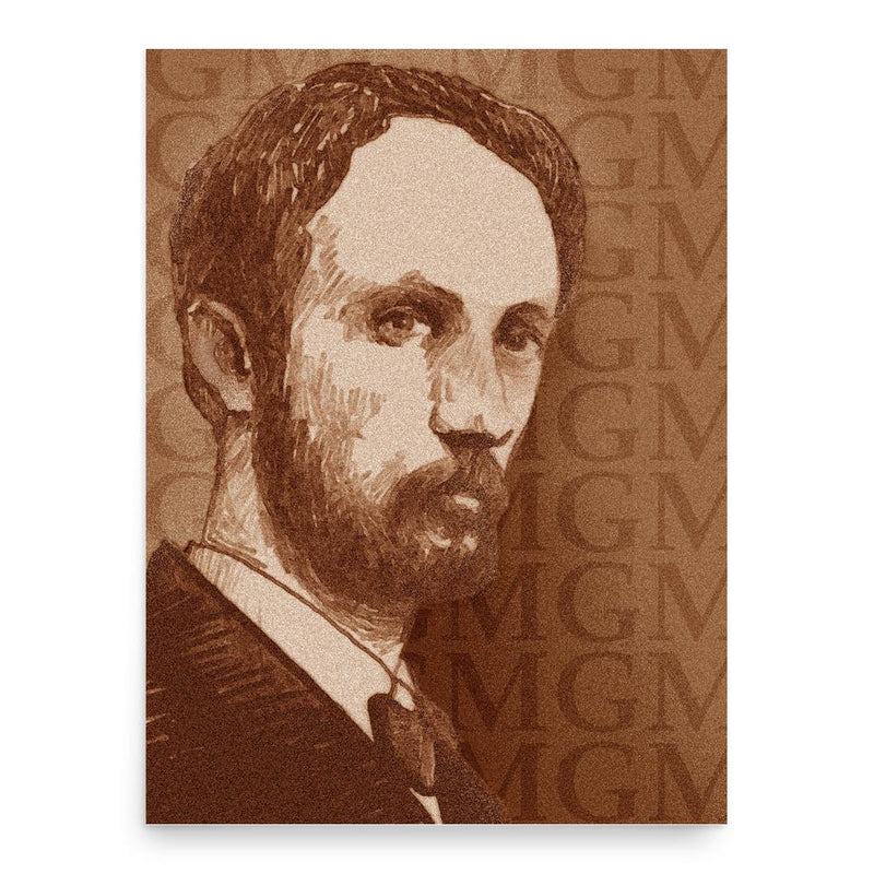 Enrico Pazzi poster print, in size 18x24 inches.