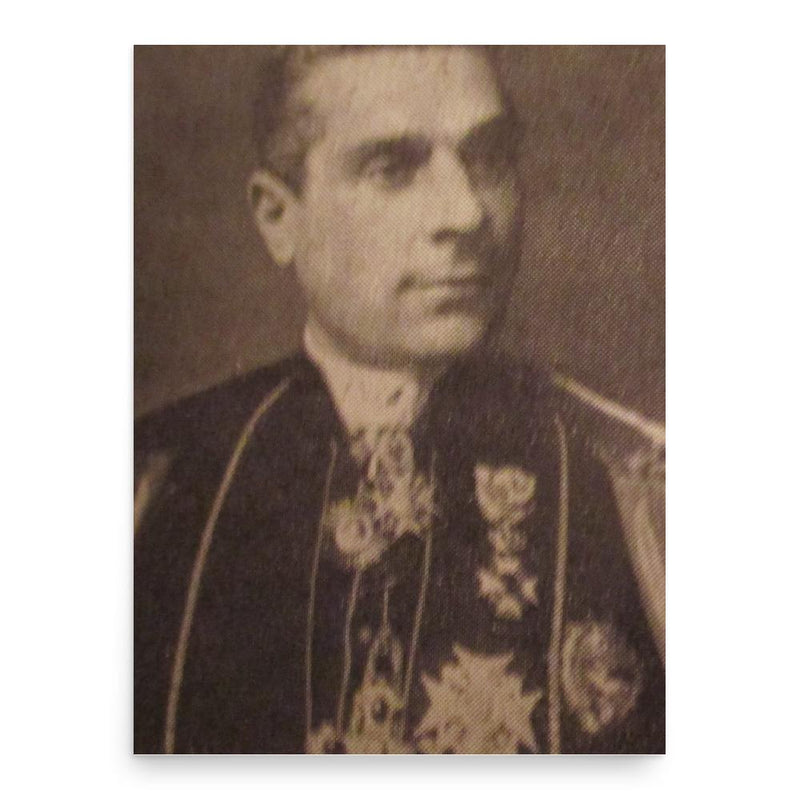 Enrico Sibilia poster print, in size 18x24 inches.