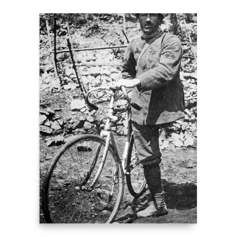 Enrico Toti poster print, in size 18x24 inches.