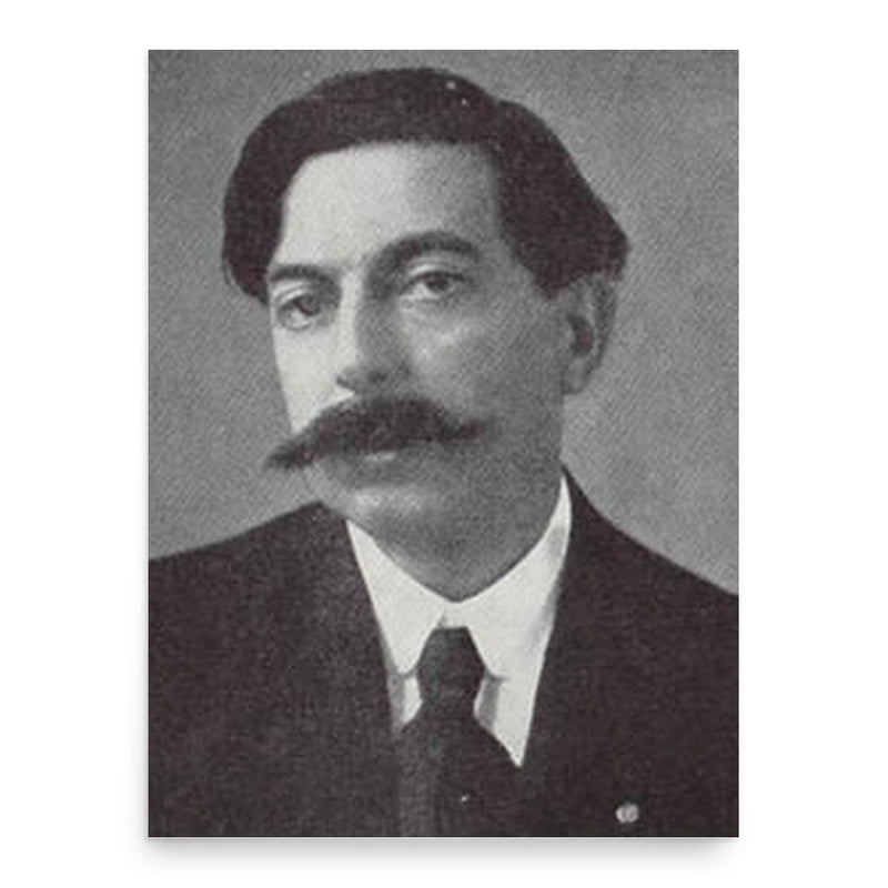 Enrique Granados poster print, in size 18x24 inches.