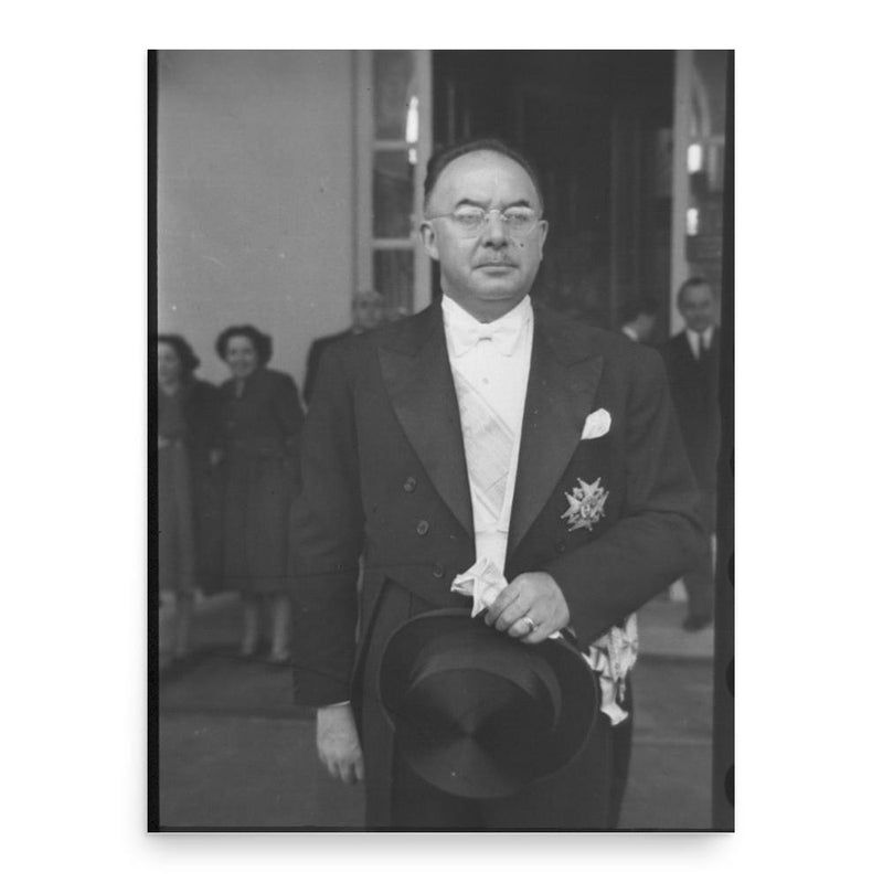 Enrique Hertzog poster print, in size 18x24 inches.