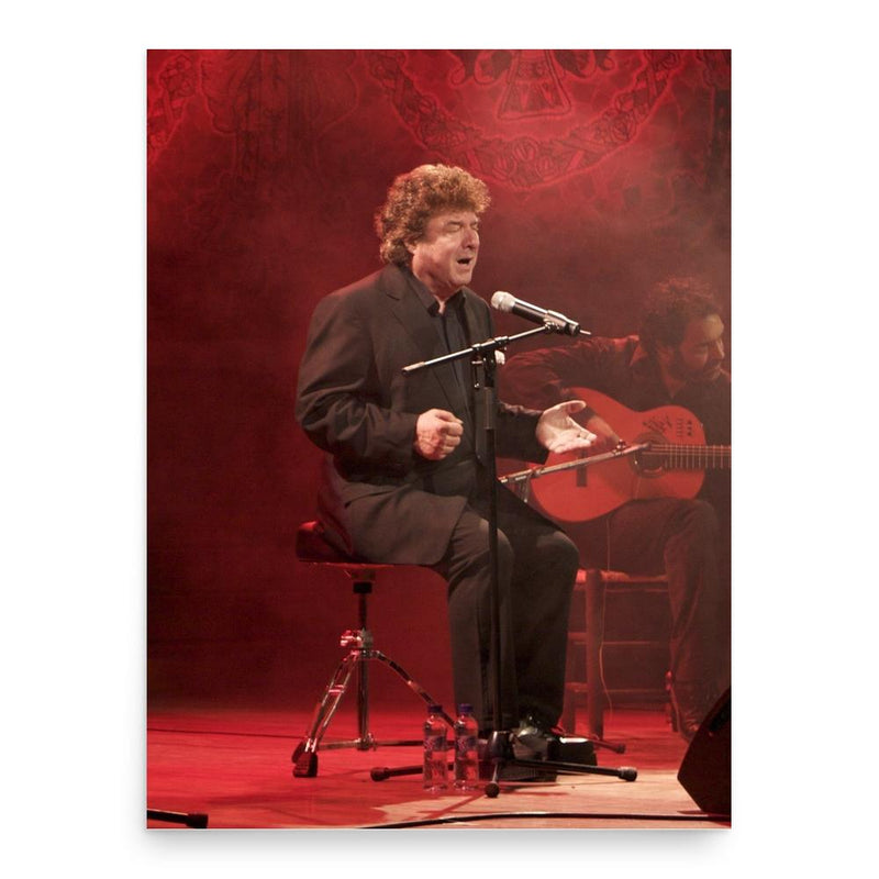 Enrique Morente poster print, in size 18x24 inches.