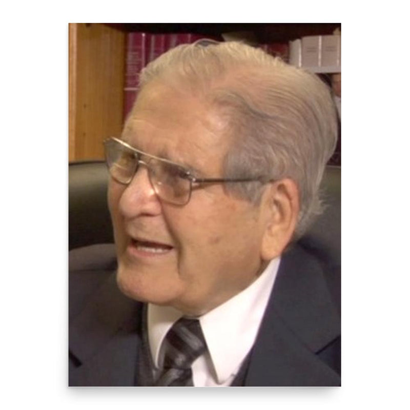 Enrique Silva Cimma poster print, in size 18x24 inches.