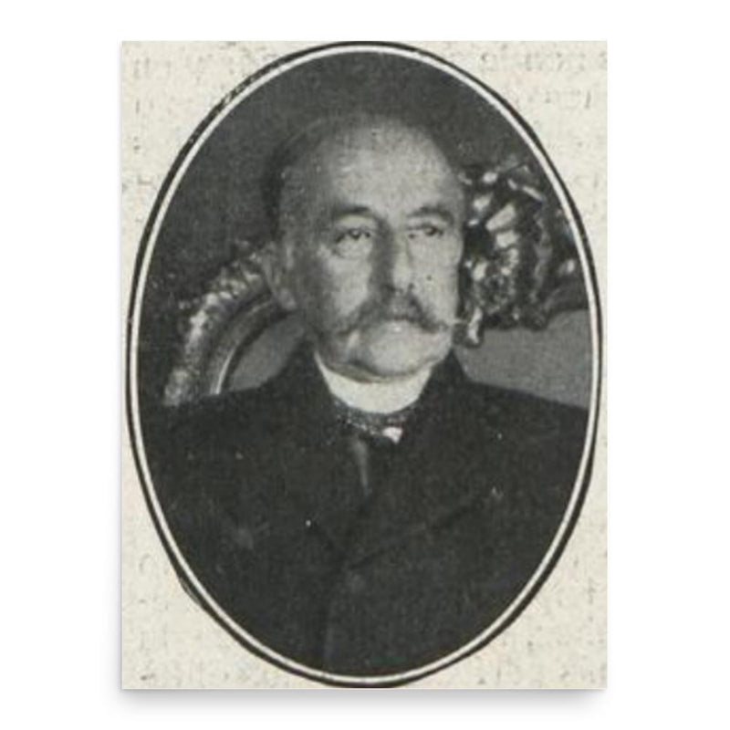 Enrique de Aguilera y Gamboa poster print, in size 18x24 inches.