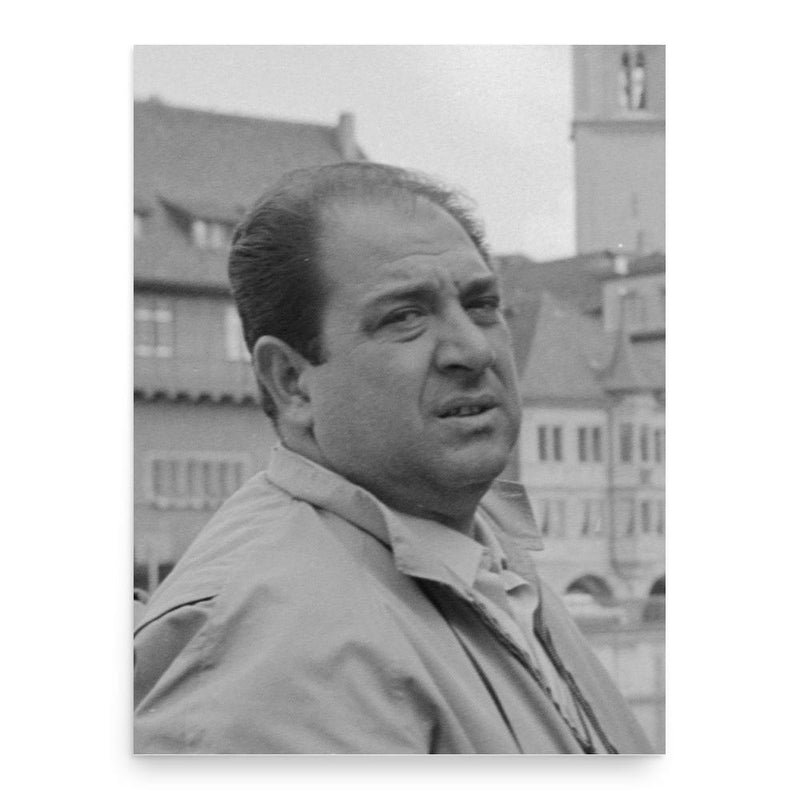 Enzo Barboni poster print, in size 18x24 inches.