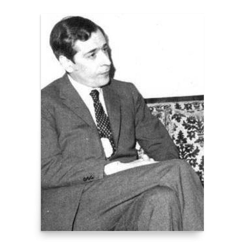 Enzo Bettiza poster print, in size 18x24 inches.