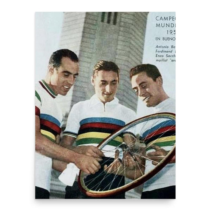 Enzo Sacchi poster print, in size 18x24 inches.