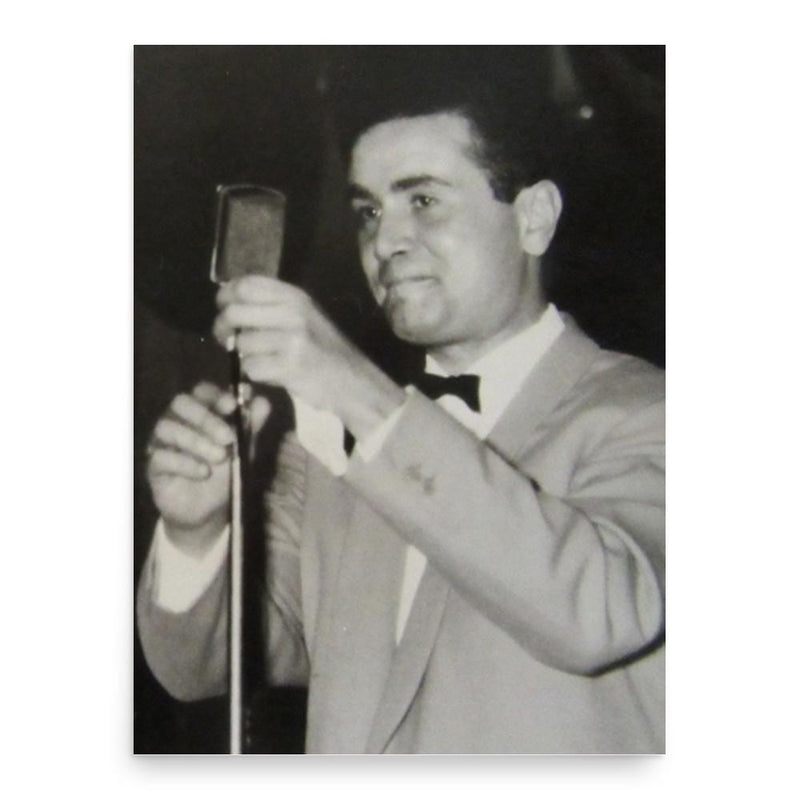 Enzo Tortora poster print, in size 18x24 inches.