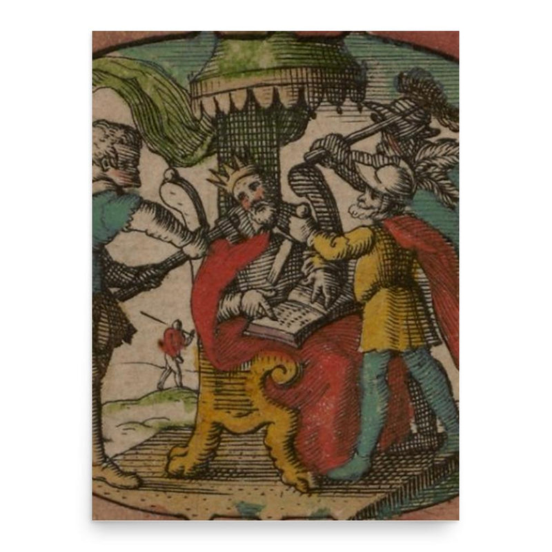 Eorpwald of East Anglia poster print, in size 18x24 inches.