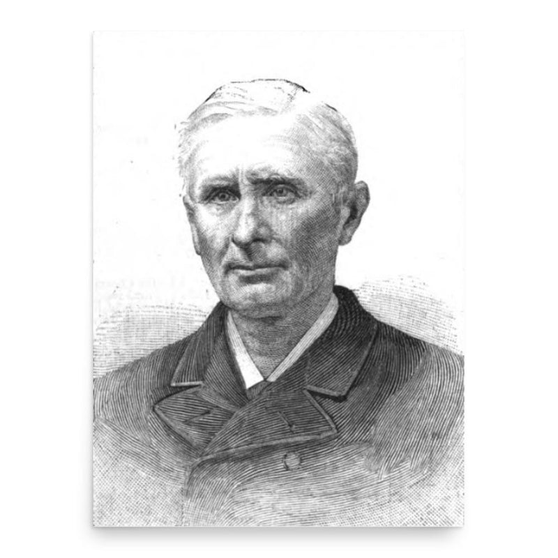 Ephraim King Wilson II poster print, in size 18x24 inches.