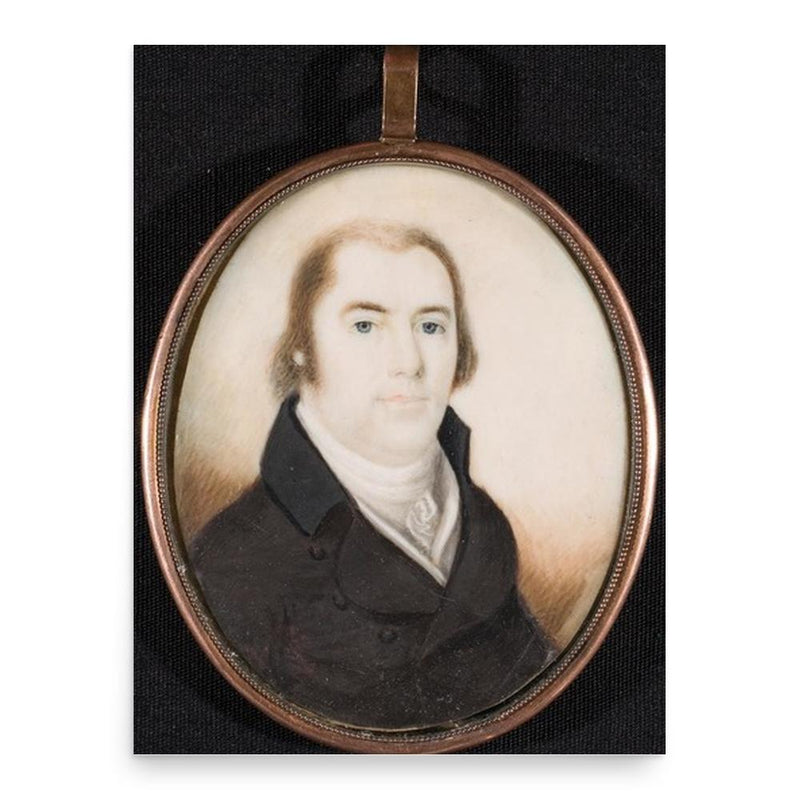 Ephraim Kirby poster print, in size 18x24 inches.