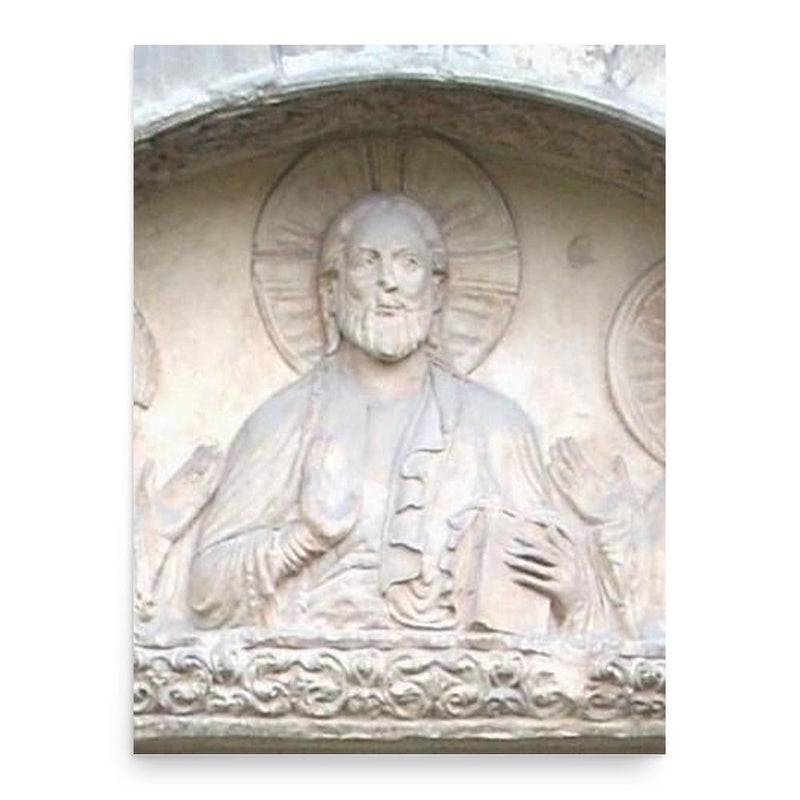 Epiphanius of Pavia poster print, in size 18x24 inches.