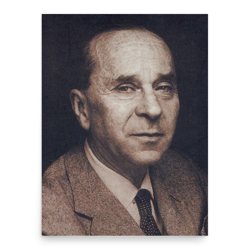 Eqrem Vlora poster print, in size 18x24 inches.