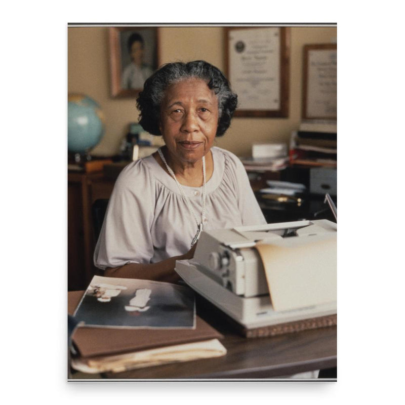 Era Bell Thompson poster print, in size 18x24 inches.