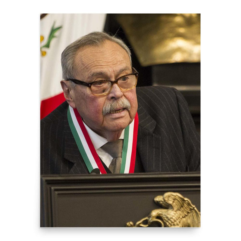 Eraclio Zepeda poster print, in size 18x24 inches.