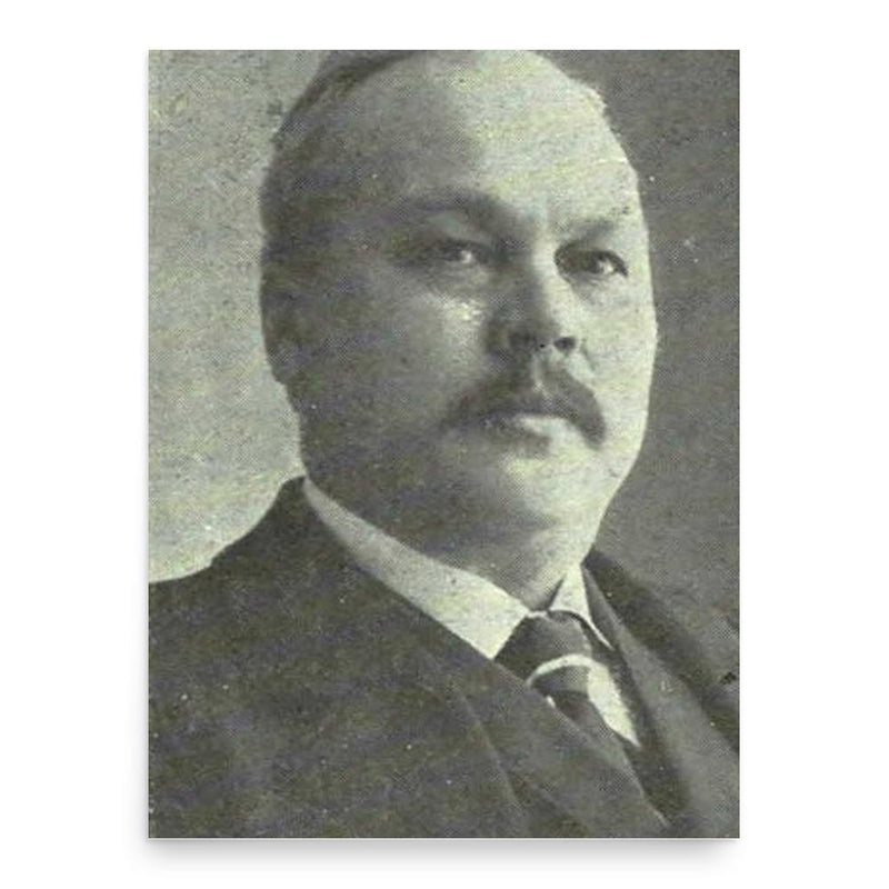 Erasmus Haworth poster print, in size 18x24 inches.