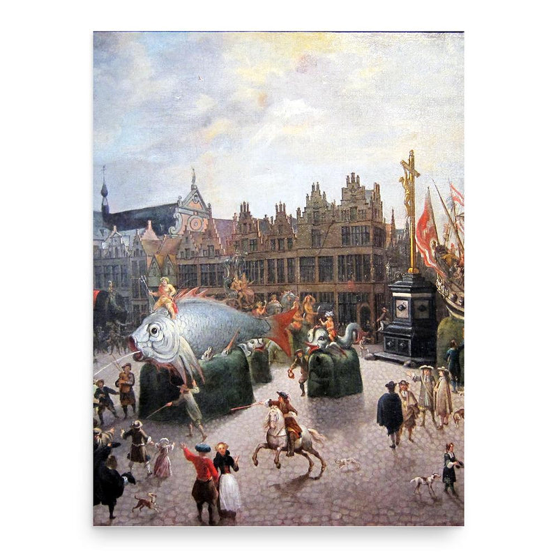 Erasmus de Bie poster print, in size 18x24 inches.