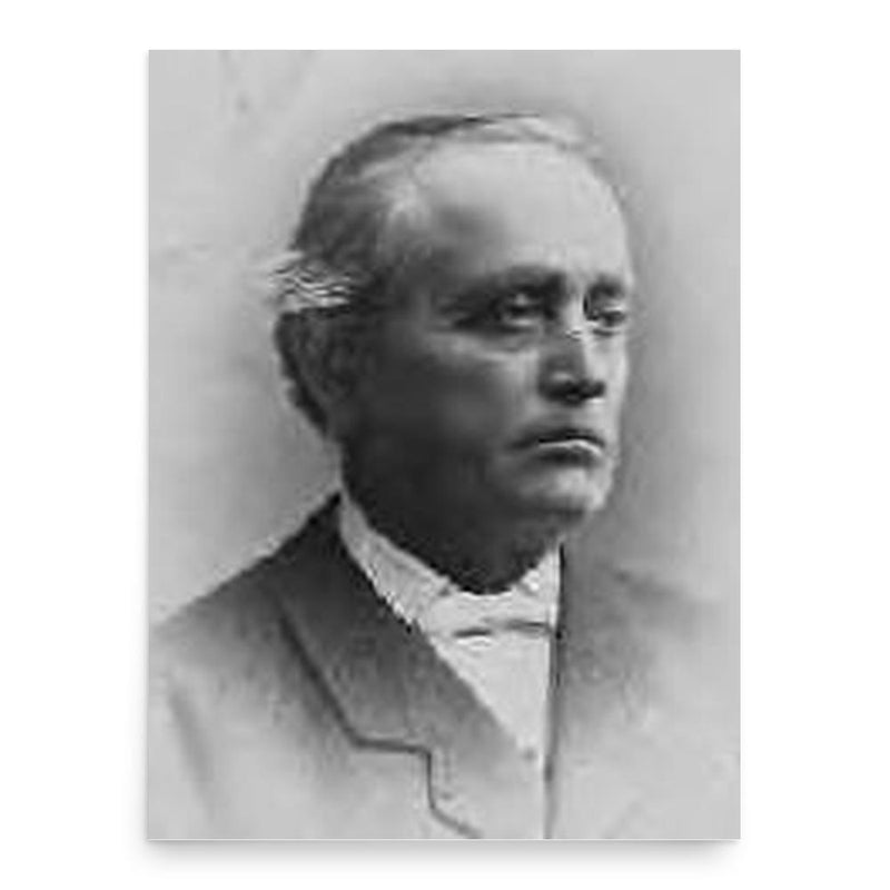 Erastus Snow poster print, in size 18x24 inches.